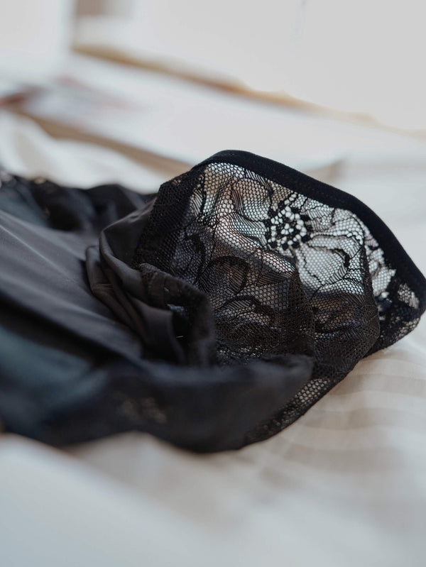 黑蕾絲姊妹月經褲 - 安心不漏💌經期守護