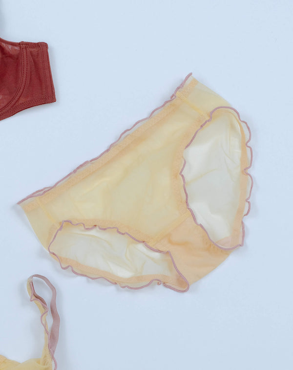 百合手工透紗內衣💛❤️💚💜小褲Panty集錦