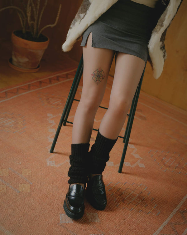 高衩魅力 蕾絲隱形絲襪|高彈緊緻透膚|短裙安心搭配