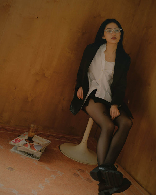 高衩魅力 蕾絲隱形絲襪|高彈緊緻透膚|短裙安心搭配