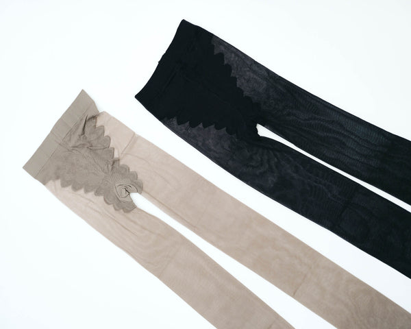 高衩魅力 蕾絲隱形絲襪|高彈緊緻透膚|短裙安心搭配