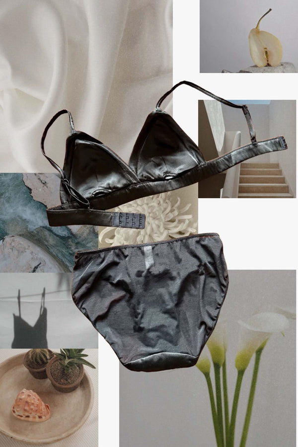 法式真絲緞面內衣