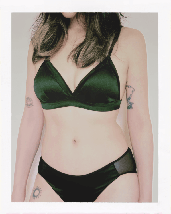 法式真絲緞面內衣