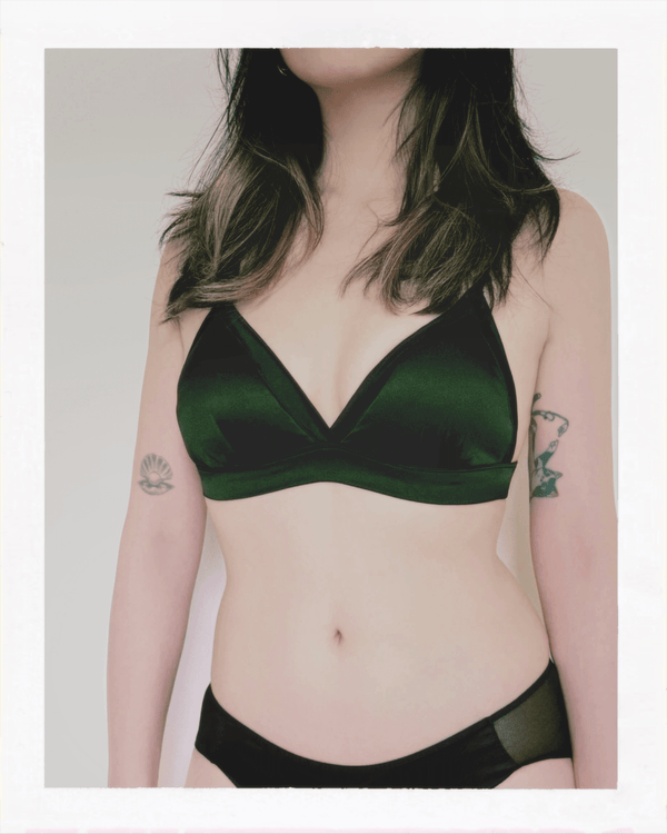 法式真絲緞面內衣