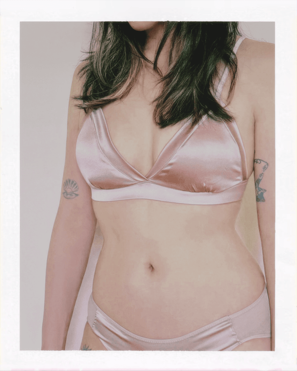 法式真絲緞面內衣