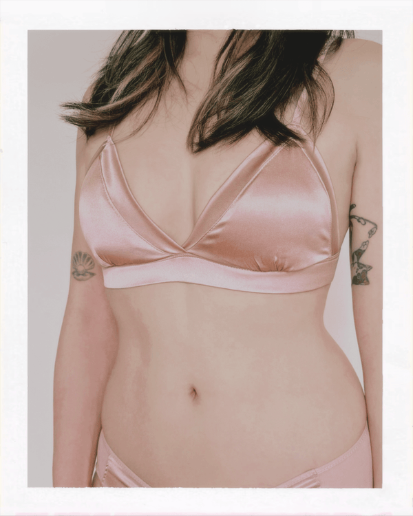 法式真絲緞面內衣