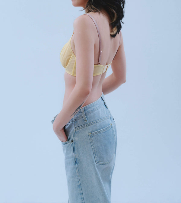 百合手工透紗內衣💛