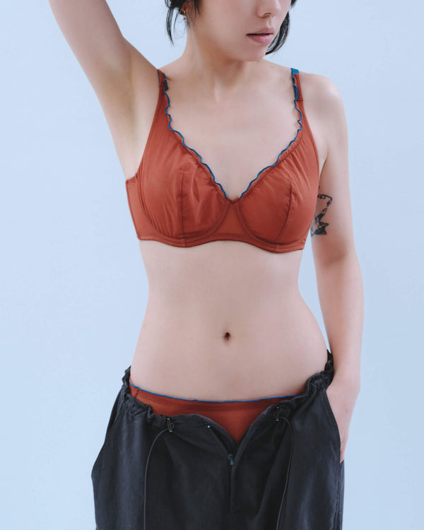 百合手工透紗內衣❤️