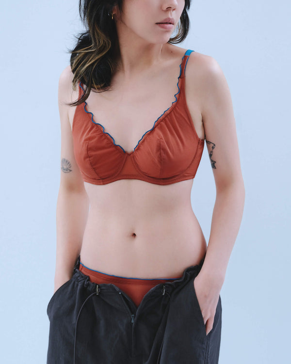 百合手工透紗內衣❤️