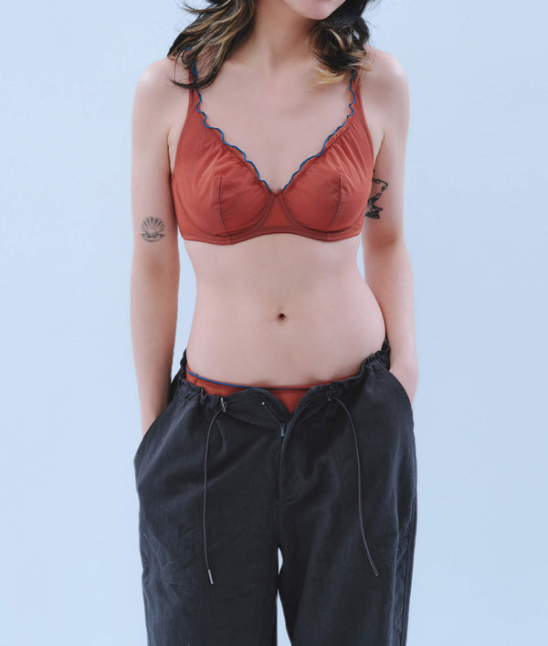 百合手工透紗內衣❤️